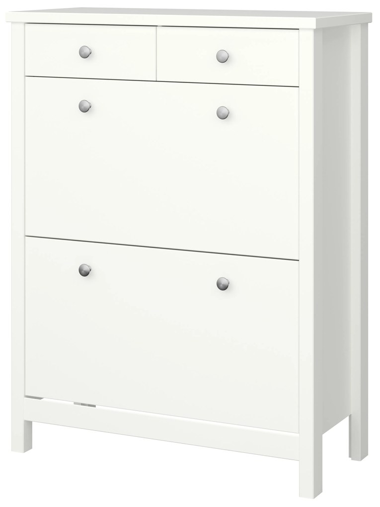 Tvilum Fehér cipősszekrény 2 fiókkal VITUS