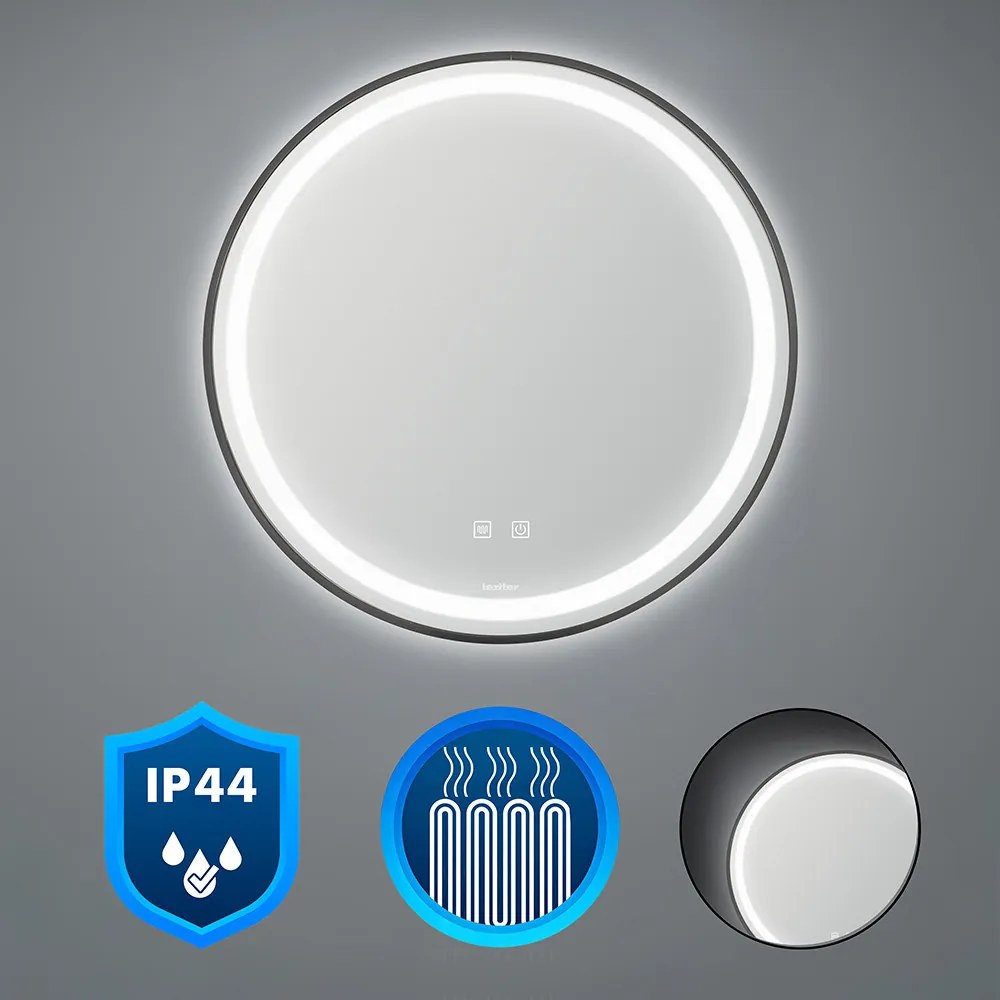 Ava 80 tükör led világítással