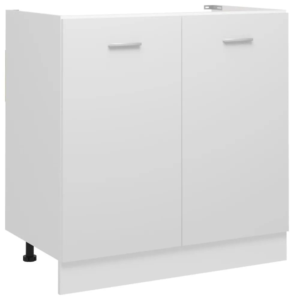 “Lyon” fehér szerelt fa mosogató alsószekrény