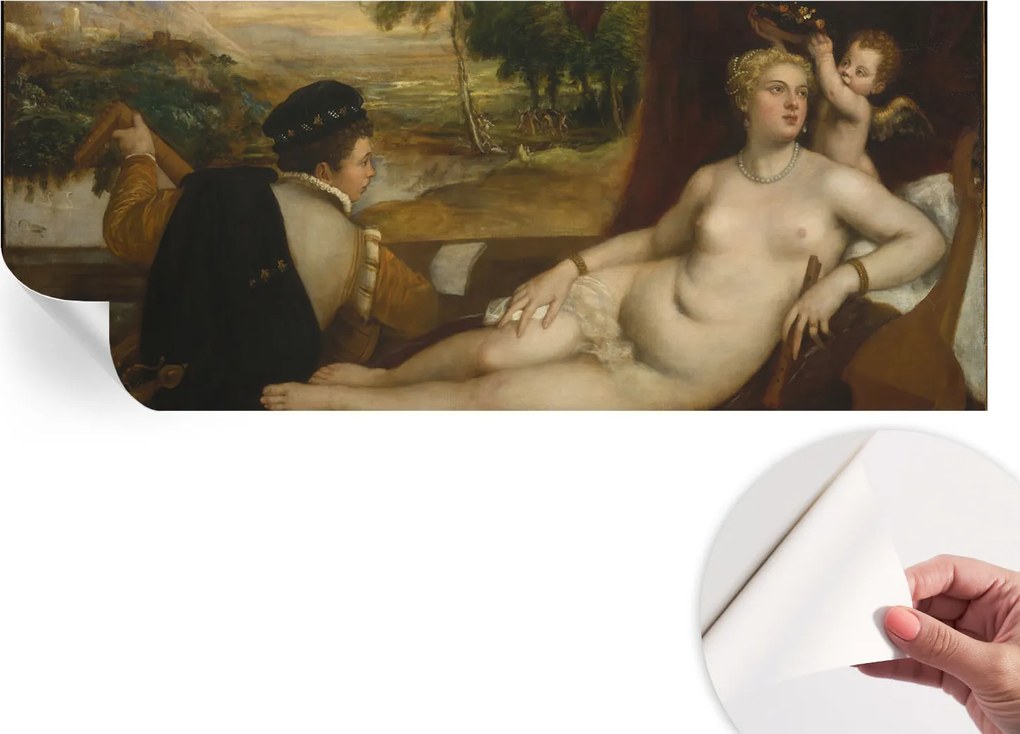 Öntapadós tapéta Fali furnér 3D hatás Relaxáló jelenet 250x104 cm