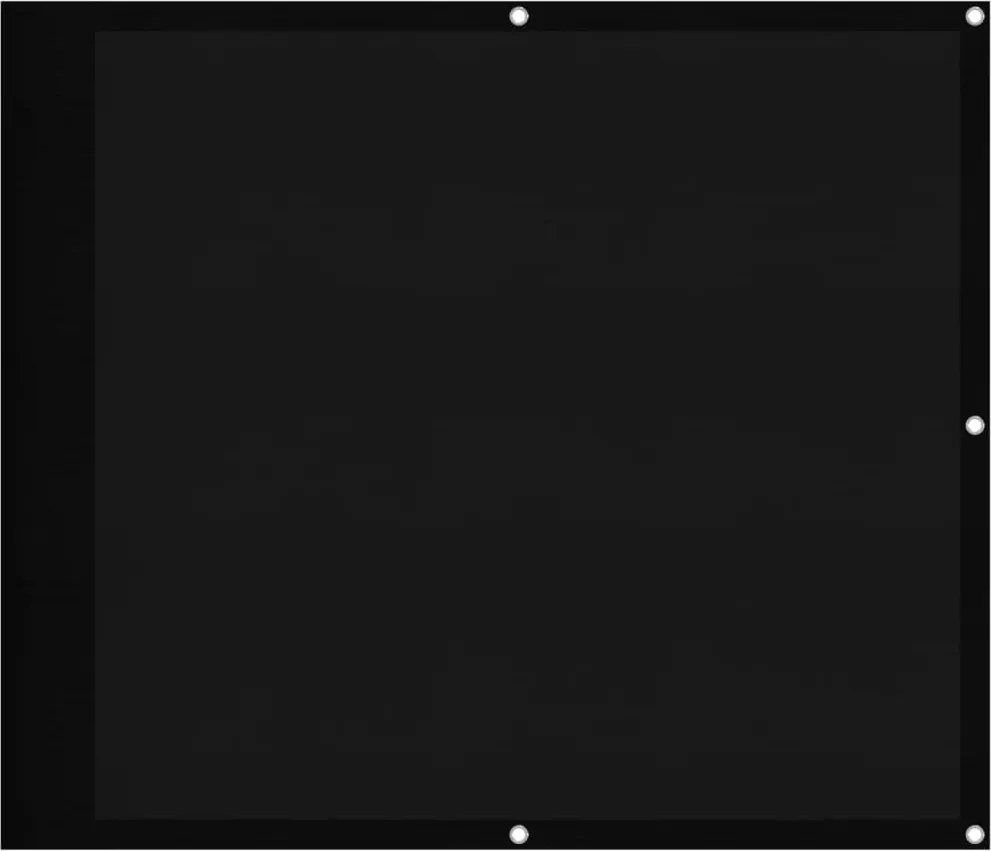 vidaXL fekete erkélyparaván 100% oxford poliészter 90 x 1000 cm