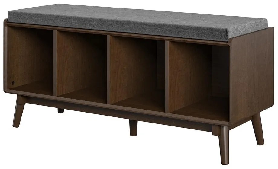 Brittany barna cipőtartó paddal - Novogratz