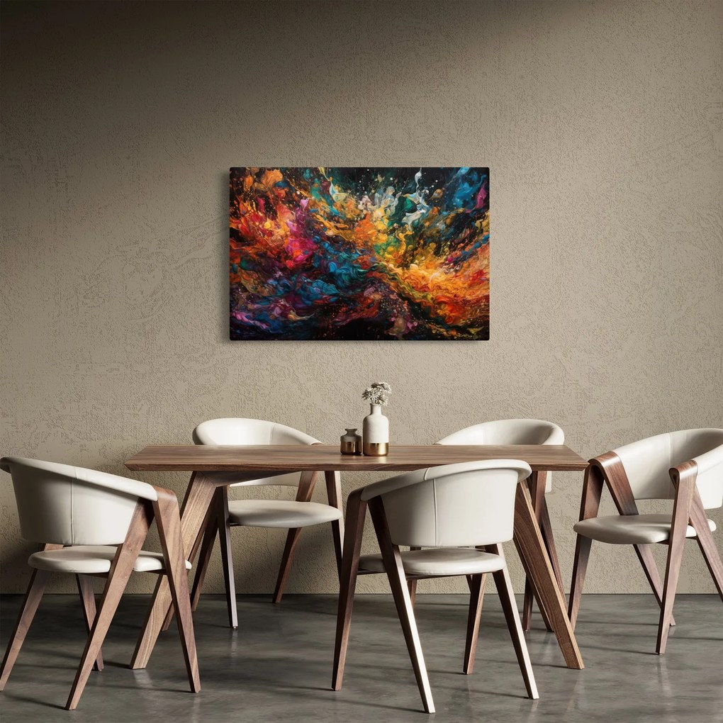 Kép - Színes absztrakció II. (90x60 cm)