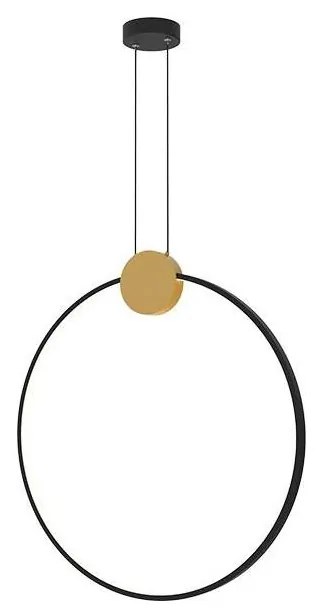 Zambelis 23095 - LED Dimmelhető csillár zsinóron LED/24W/230V 3000K fekete