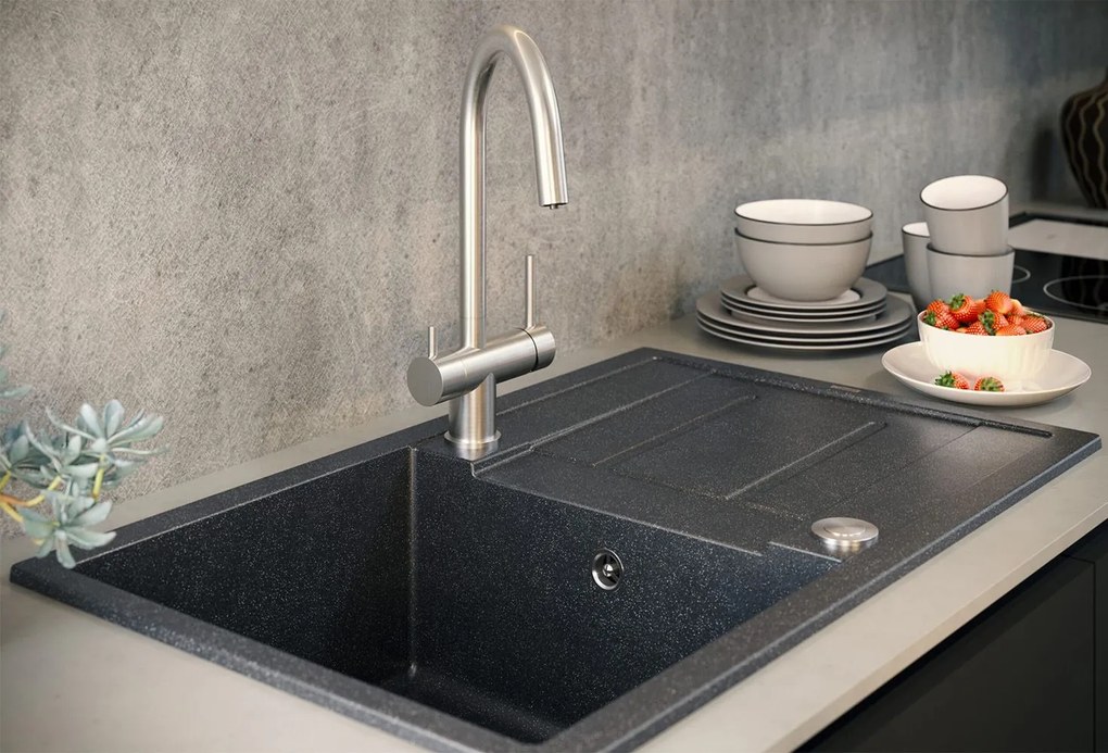 Konyhai csaptelep REA Caren BRUSH NICKEL