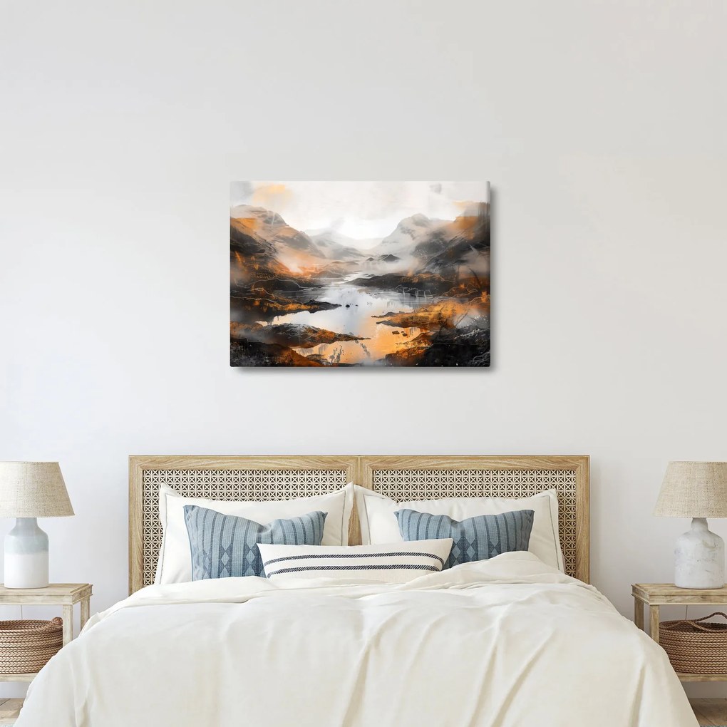 Kép - Hegyi tájak festése (70x50 cm)