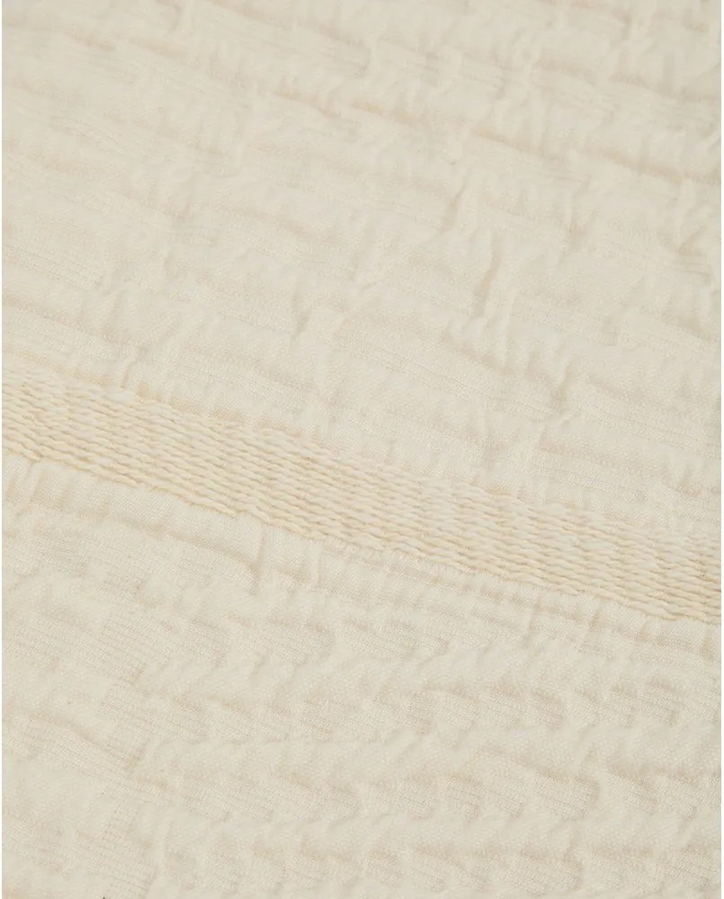 Elefántcsont színű jacquard ágytakaró 240x260 cm Zenti – Kave Home