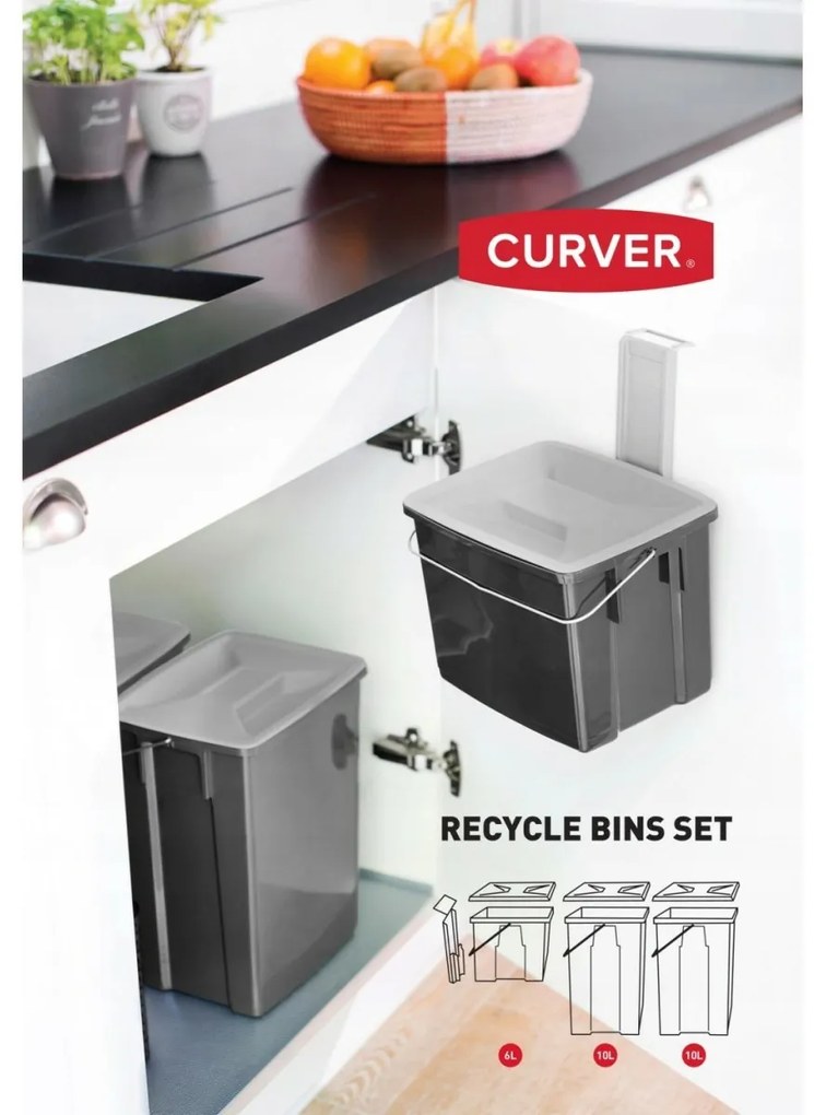 Curver Biobox 2x10 l + 6 l újrahasznosító szett