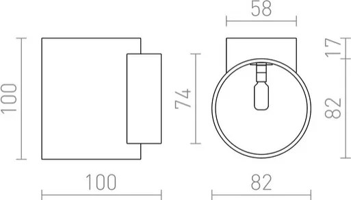 RENDL TUBA W fali lámpa matt fehér 230V LED G9 5W