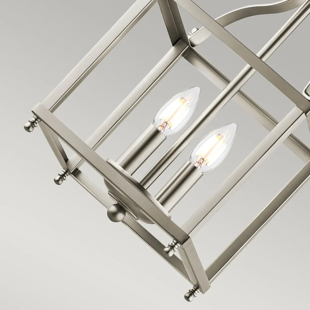 Kichler LARKIN KL-LARKIN-P-S-NI Függőlámpa 2x60W/E14