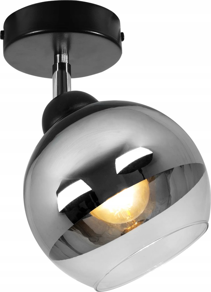 Mennyezeti Lámpa Fali Lámpa Plafon Króm Üveg Gömb Glamour Elegáns