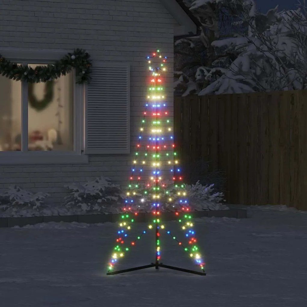 színes LED karácsonyfa 363 LED 182 cm