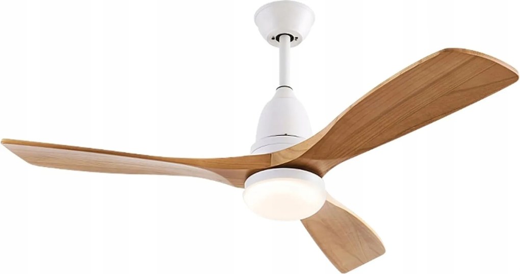 Mennyezeti ventilátor Led világítással és távirányítóval 132 cm Nagy Csendes