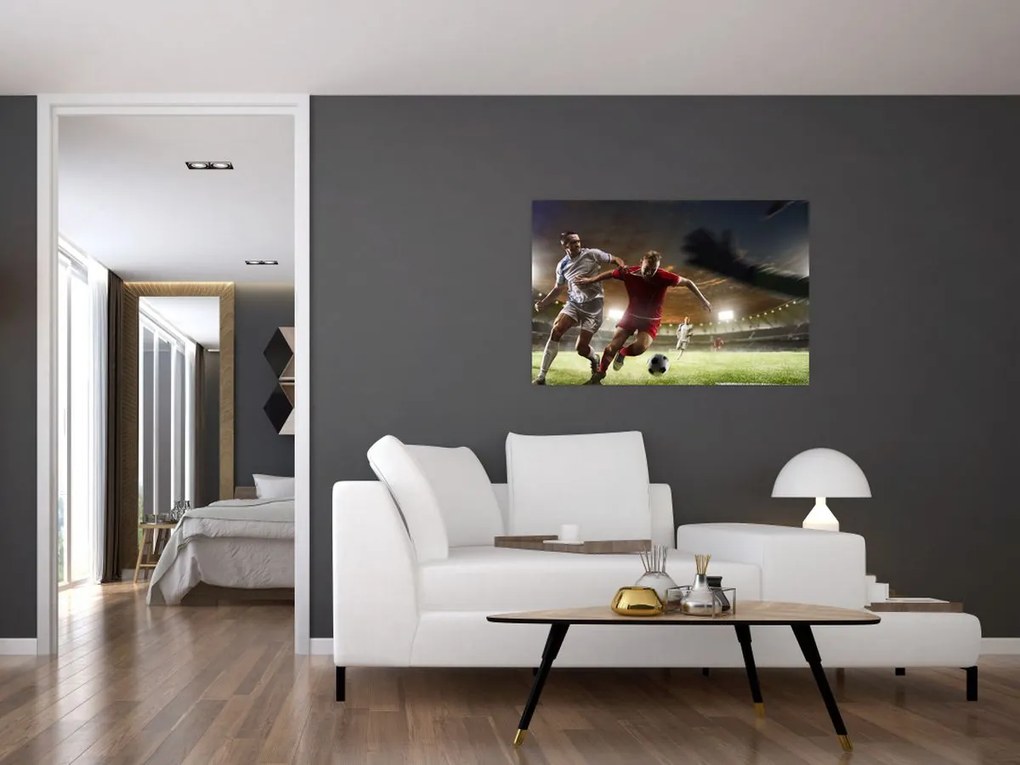 Kép - Labdarúgók akcióban (90x60 cm)