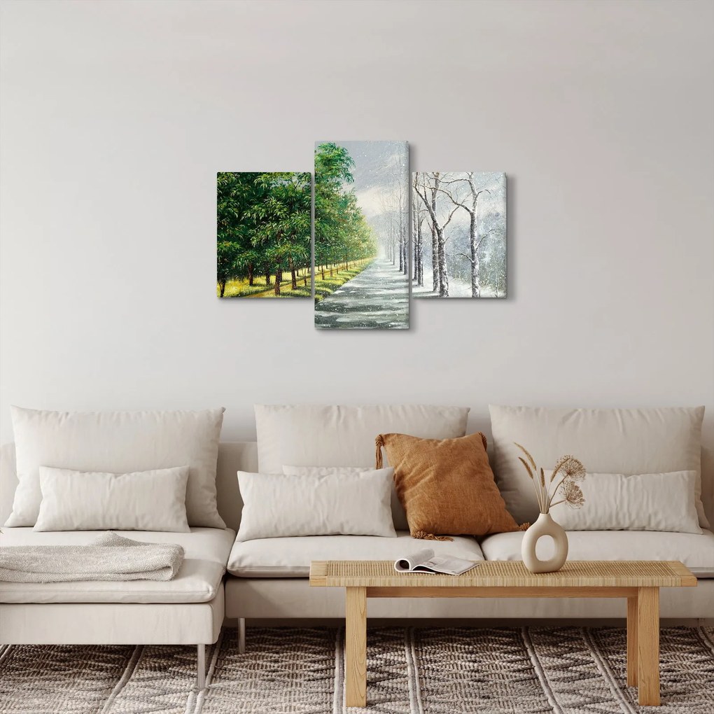 Kép - Tél versus nyár (90x60 cm)