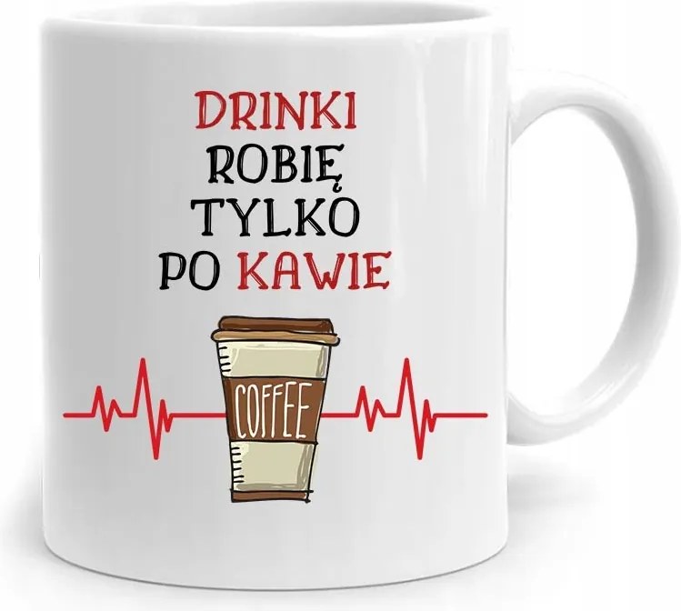 Ajándék Bögre Csaposnak Italok Csak Kávé Után, fényképes nyomattal