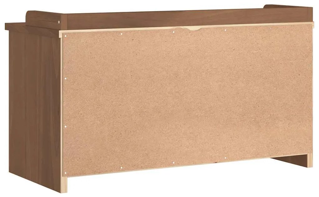 SANDNES tömör fenyőfa előszobapad 87x40x50 cm