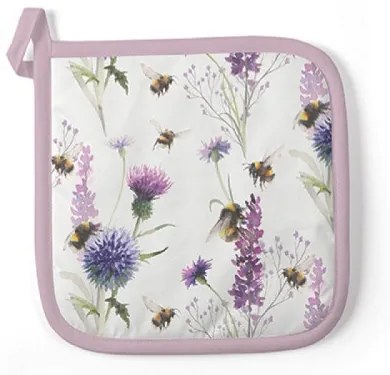 Bumblebees in the Meadow edényalátét 20x20cm,100% pamut