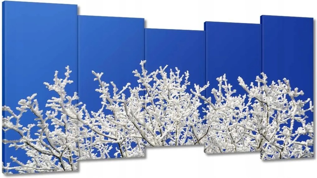 Vászonkép 150x80 Téli fa Dér Hó