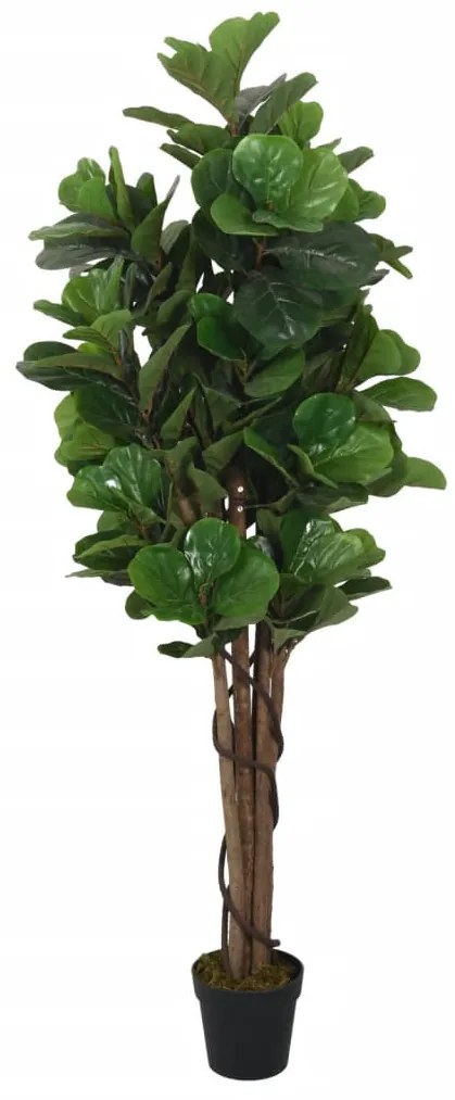zöld mű-lantlevelűfikusz 134 levél 120 cm