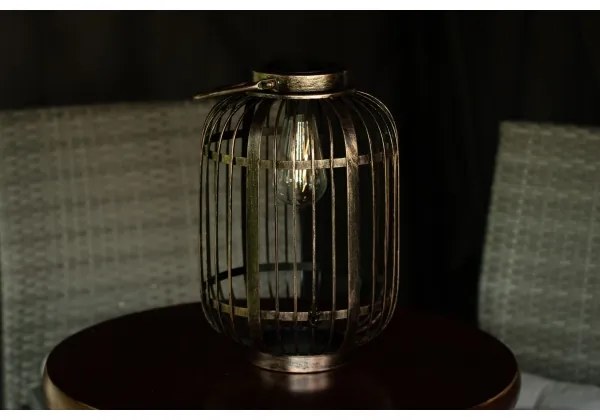 LED Napelemes lámpa LORETA 1xE27/1,2V 600 mAh IP44