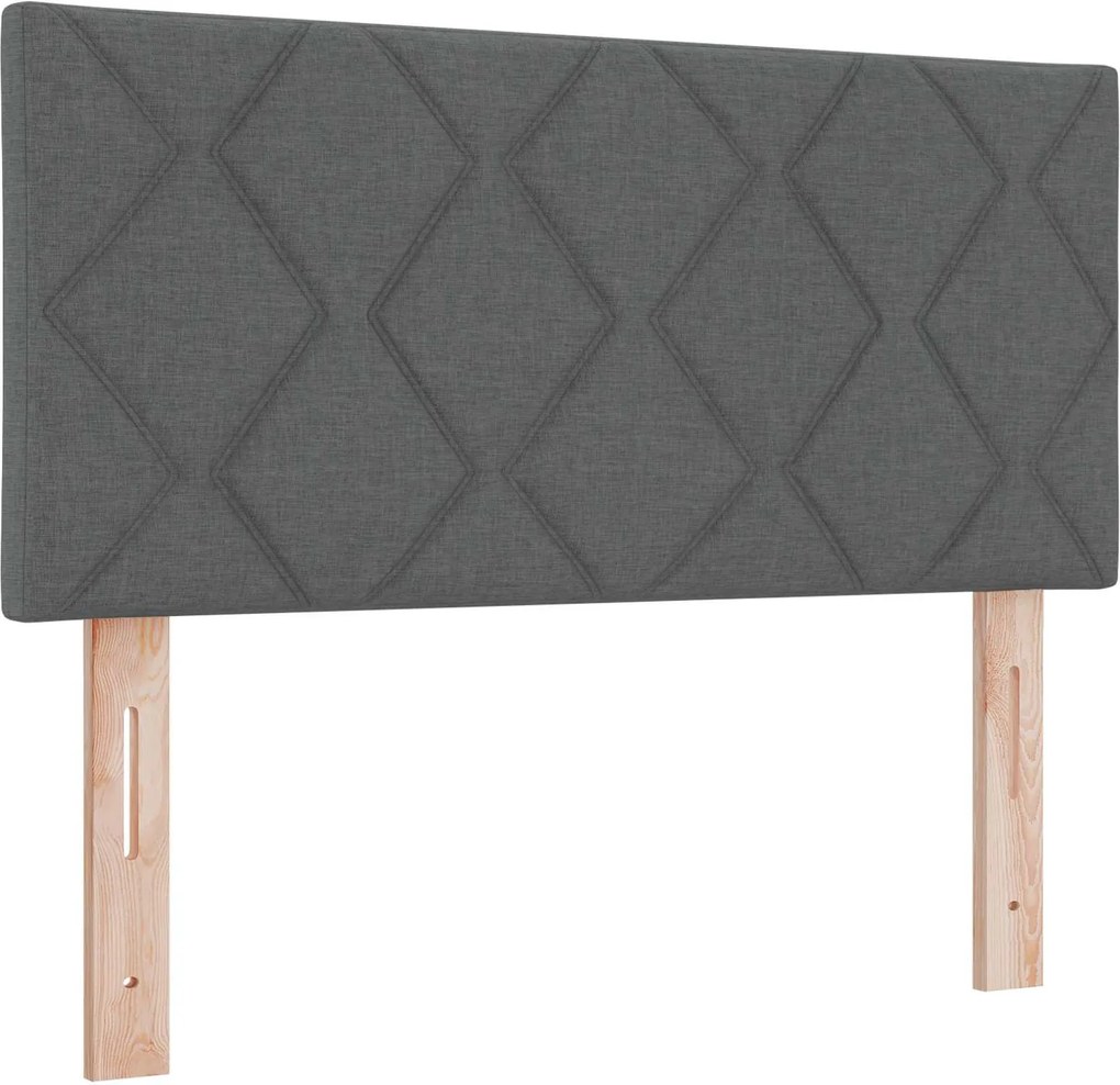vidaXL Fejtámla Szürke 90 cm szövet