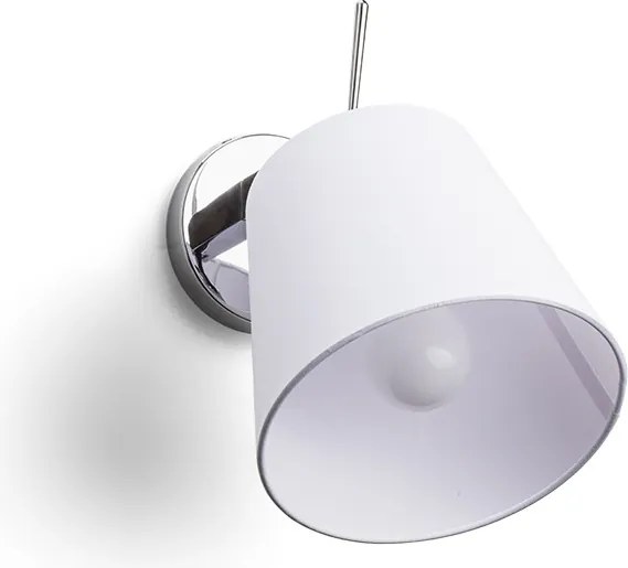 RENDL JERSEY nástěnná bílá chrom 230V LED E27 15W