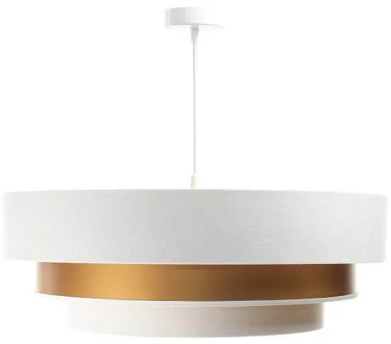 TRINITI függeszték 1xE27/60W/230V fehér/arany