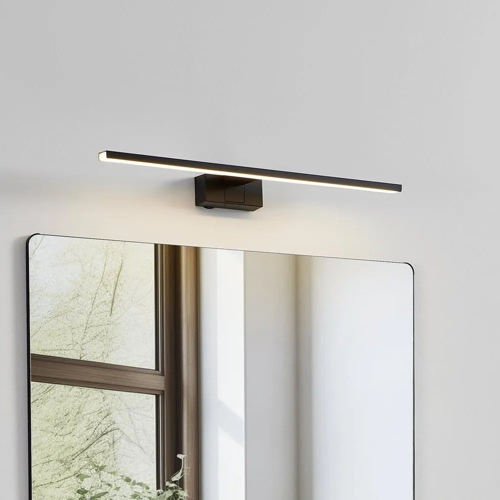 Eglo 901848-LED Fürdőszobai tükörvilágítás CONETTILLA LED/10W/230V 60 cm IP44 fekete