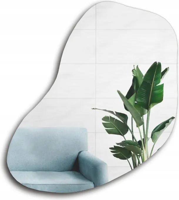 Organikus tükör Kvarc szabálytalan forma 189x200 fali