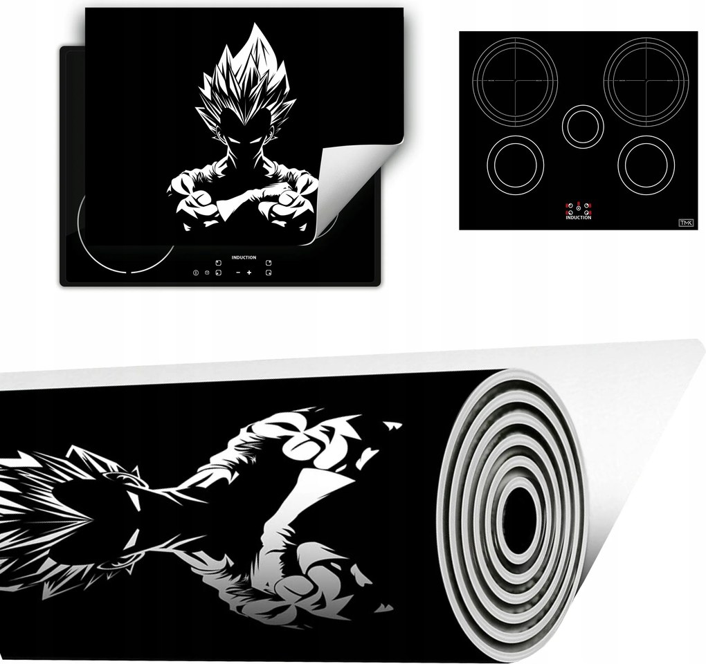 Vinyl Szőnyeg A Konyhába Több Hely 70x52 fekete Vegeta