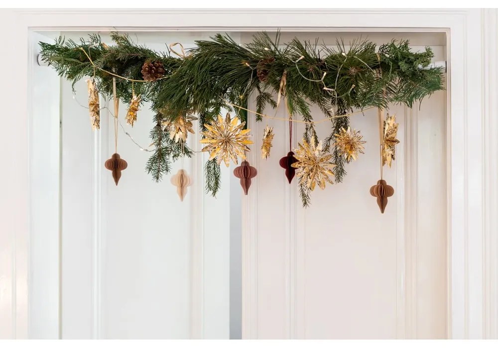 Papír karácsonyfadísz készlet 4 db-os Milay – Bloomingville