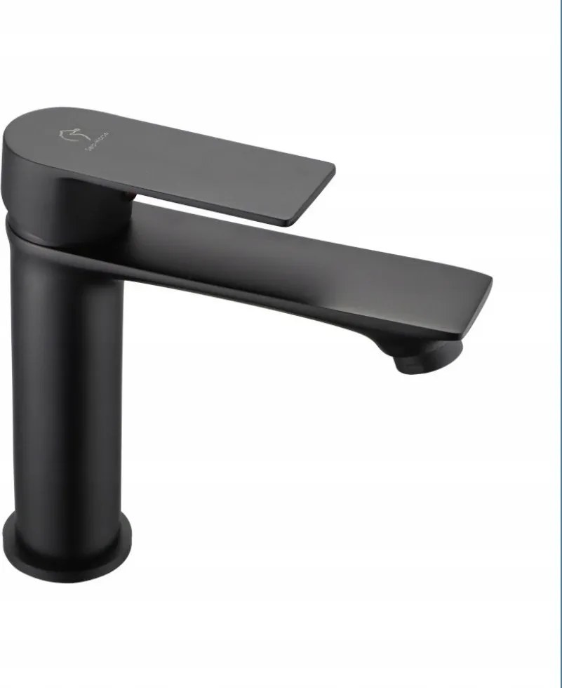 Muso alacsony mosdó csaptelep, fekete