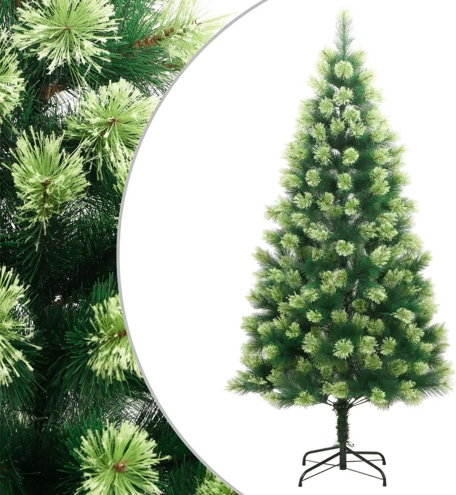 vidaXL csuklópántos műkarácsonyfa állvánnyal 150 cm