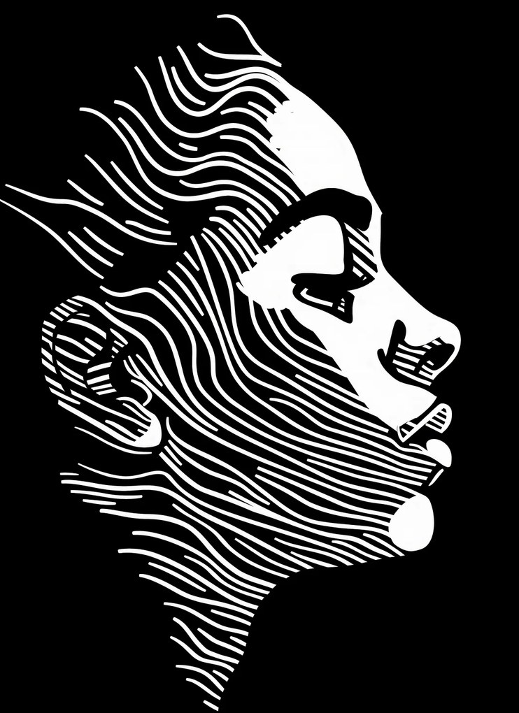 Poszter 40x55cm Szavak vonalai