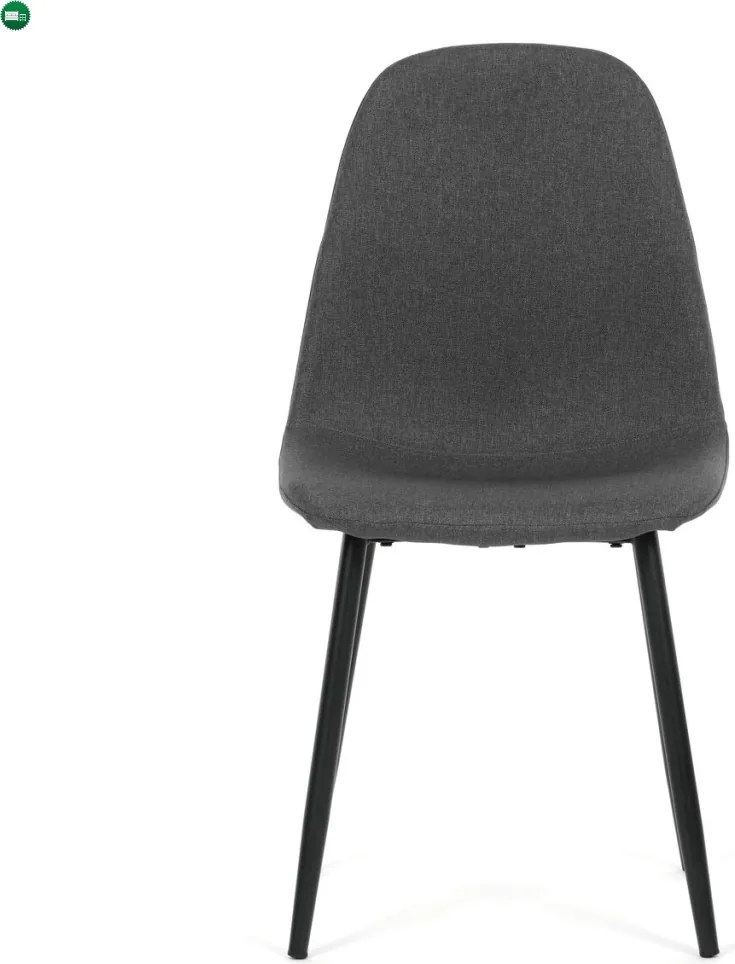 Jídelní židle, šedá, látka, CT-V2972 GREY2