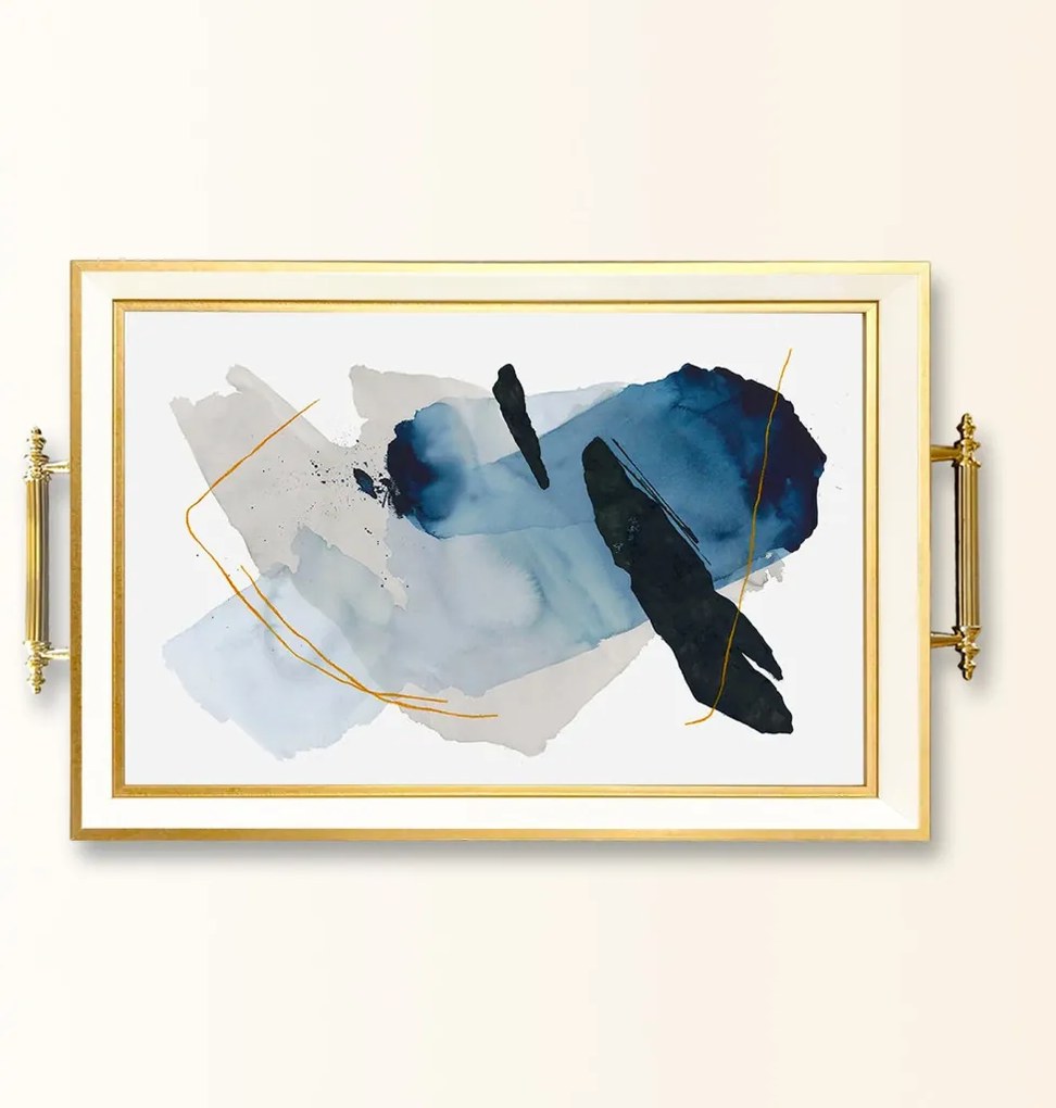 Üveg tálca, 38×24 cm – TPB1