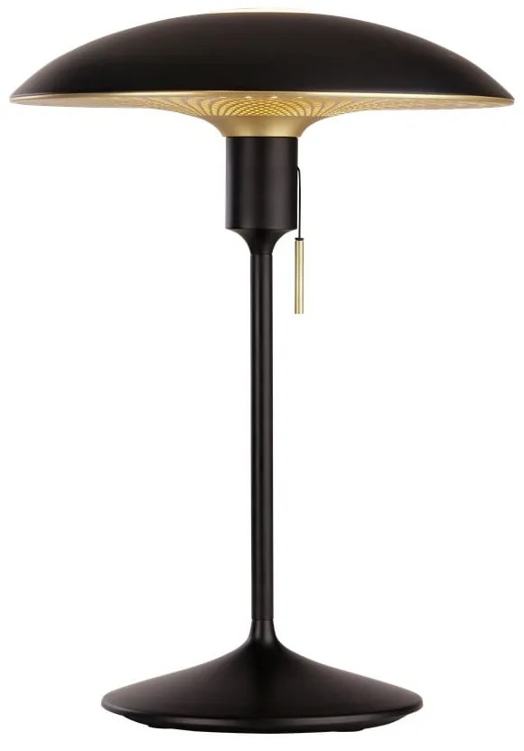 Fekete-aranyszínű lámpabúra ø 35 cm Manta Ray – UMAGE