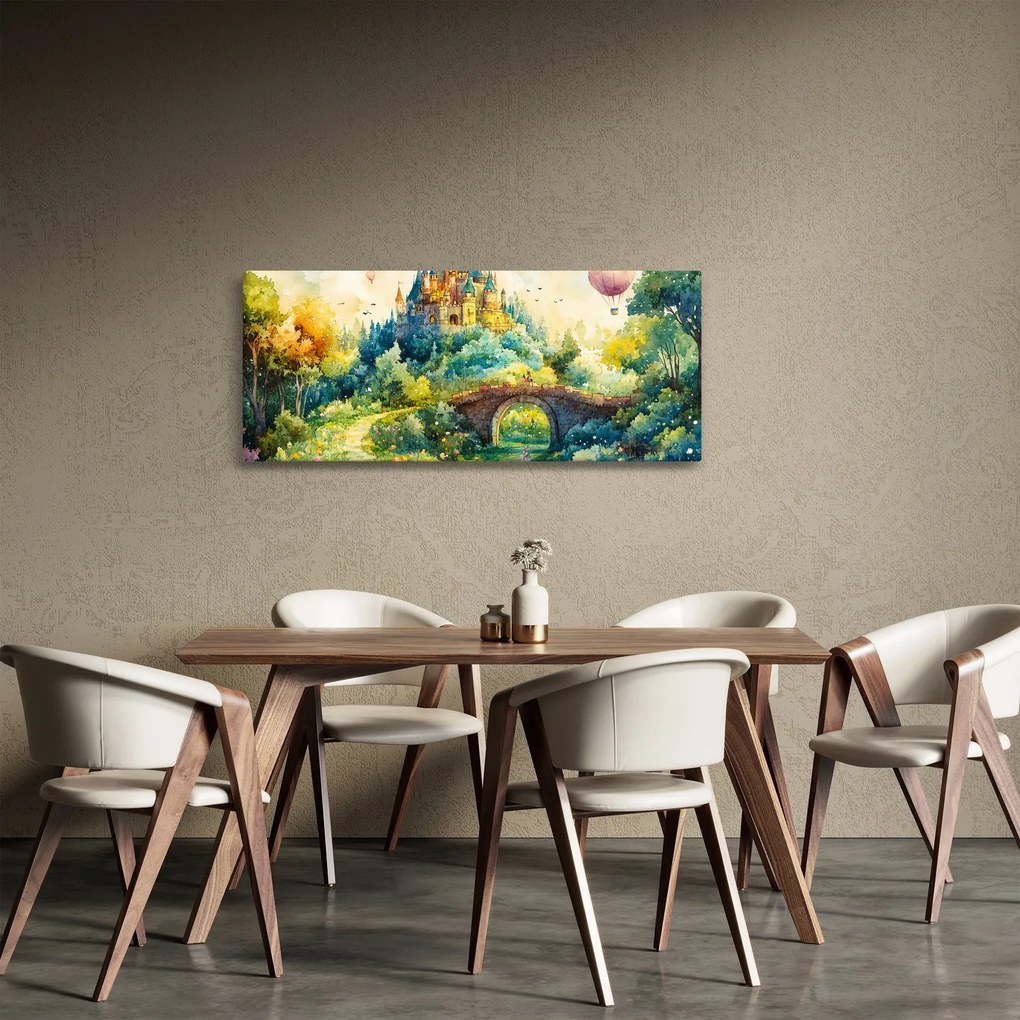 Kép - Mesebeli kastély (120x50 cm)