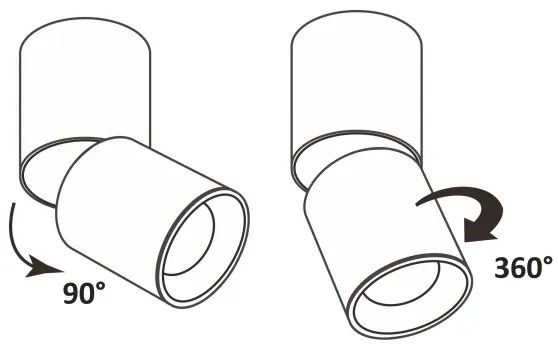 Spotlámpa NIXA 1xGU10/10W/230V fehér