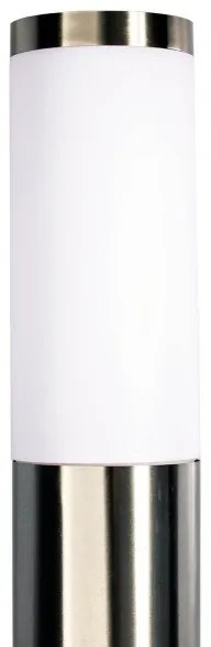 LED RGBW Dimmelhető kültéri lámpa LIVIA 1xE27/6,5W/230V 45 cm IP44 ezüstszínű