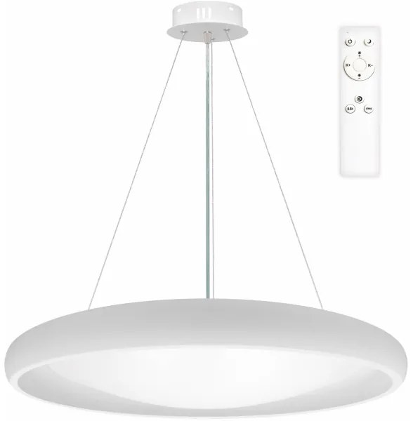Top Light - LED Dimmelhető csillár zsinóron SALERNO LED/60W/230V 3000-6500K fehér + távirányító