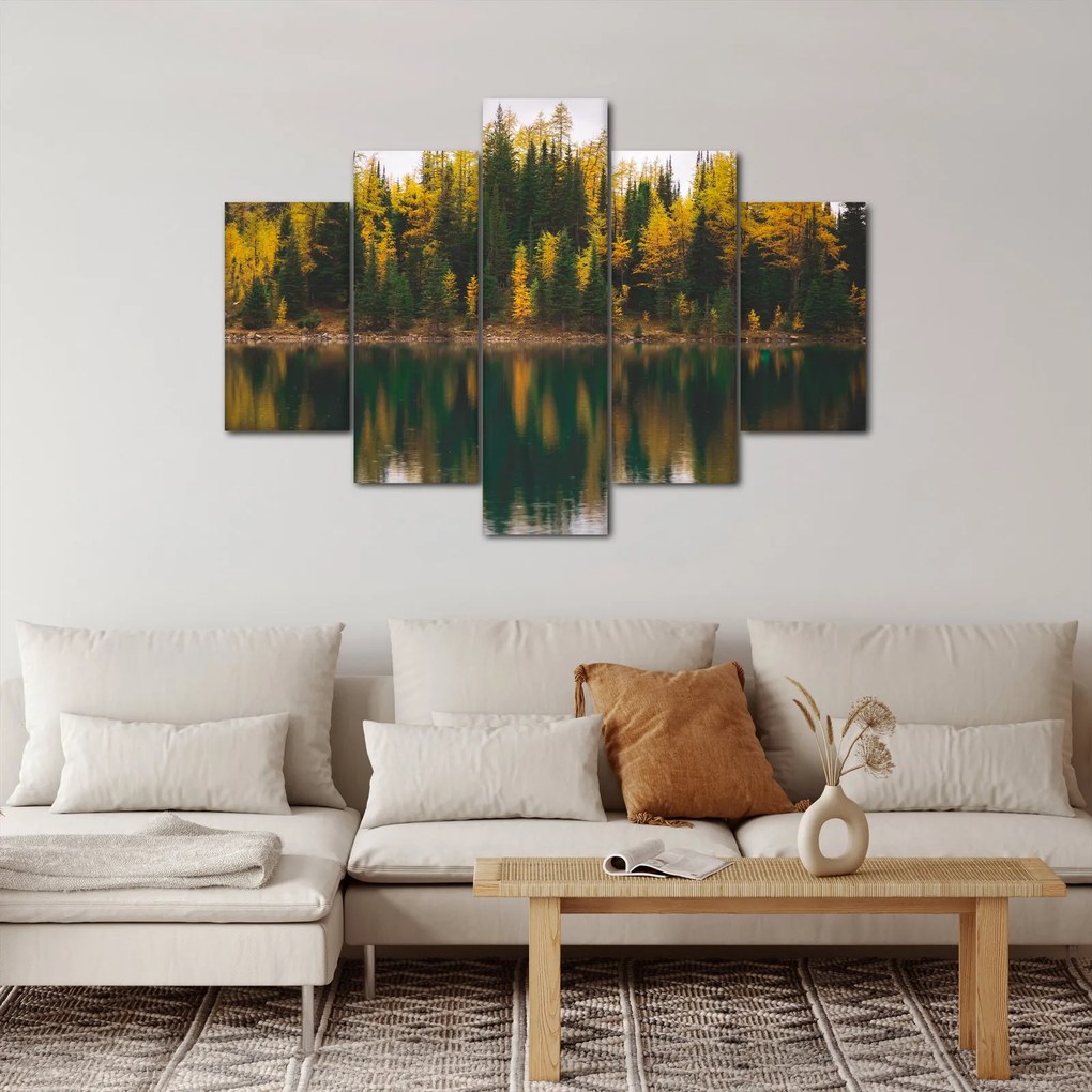 Erdei tó képe (150x105 cm)