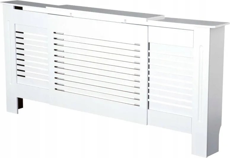 Maszkoló Fedél Radiátor Tok Fehér Állítható 140-205cm