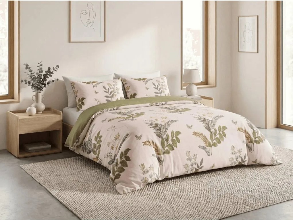 Mikroszálas flanel ágyneműhuzat ORVILA bézs Ágyneműhuzat mérete: 70 x 90 cm | 140 x 220 cm