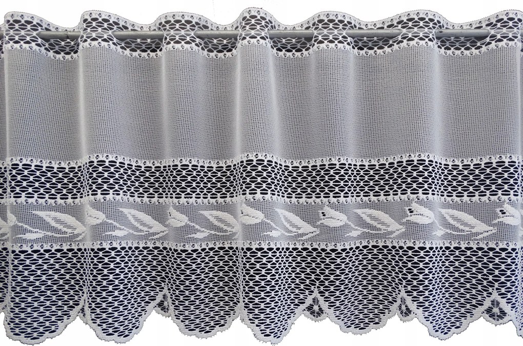 Mg Irigység jacquard 31589 fehér 350x40cm M