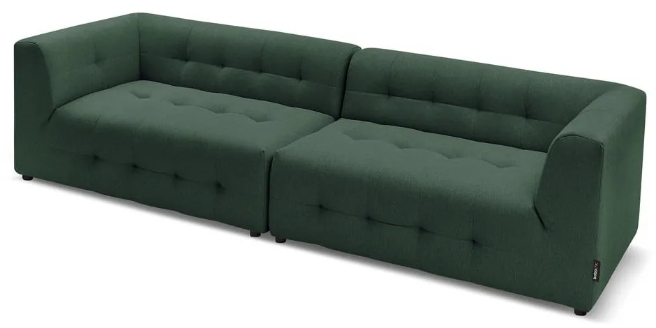 Sötétzöld kanapé 324 cm Kleber - Bobochic Paris