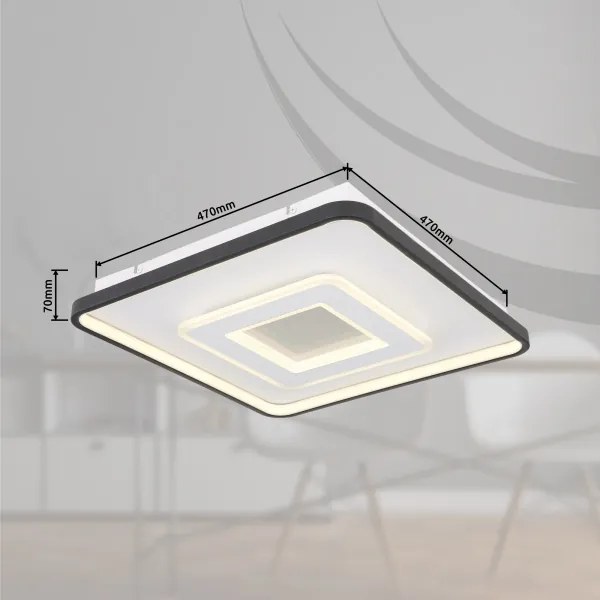 Globo 48552D1 - LED Dimmelhető mennyezeti lámpa BRIENNA LED/36W/230V + távirányító