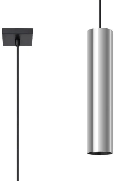 Sollux SL.1204 - Csillár zsinóron LAGOS 1xGU10/10W/230V króm