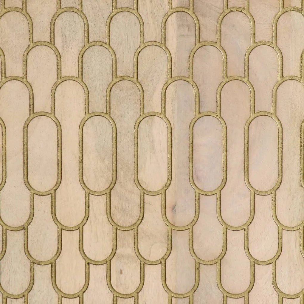 tömör mangófa tálalószekrény 90 x 33 x 75 cm